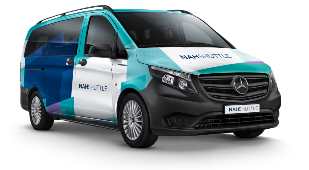 Fahrzeug im Nahshuttle-Design